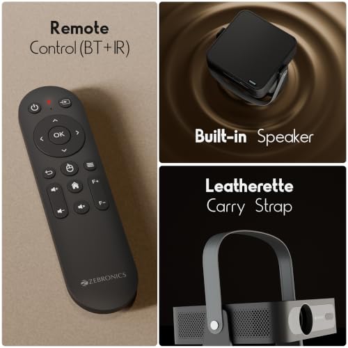 Zebronics Pixaplay 78 1080p Projector Black_78 - Image 8