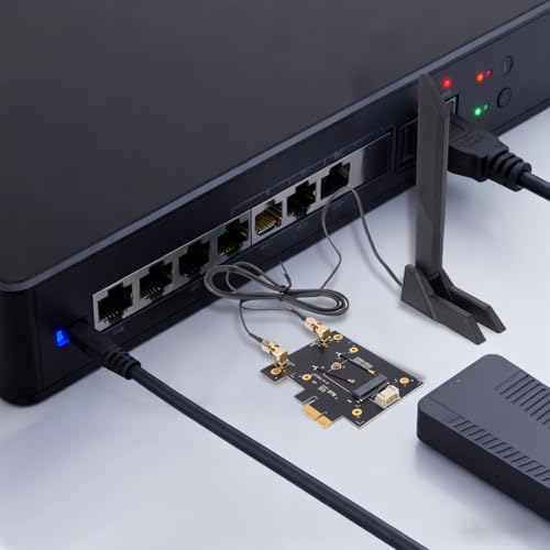 Cuifati WiFi 7 PCIe Wireless Network Card 4200Mbps Desktop WiFi Adapter con BT5.2 para soporte Windows 10 y 11 bandas 2.4GHz, 5GHz, 6GHz miniatura 6