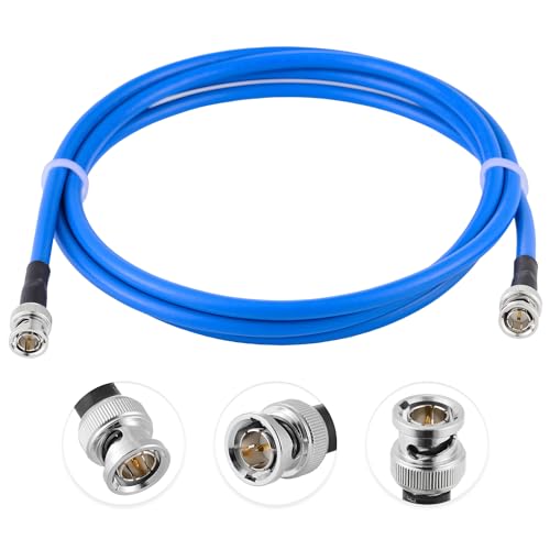 Câble BNC SDI 2m coaxial numérique 75 Ohm 1694A mâle mâle pour DAC bleu