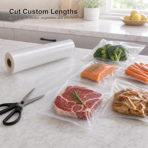 MAGIC SEAL Vacuum Sealer Bag Roll for Food, 12 in x 50 ft, 1 Roll - 1