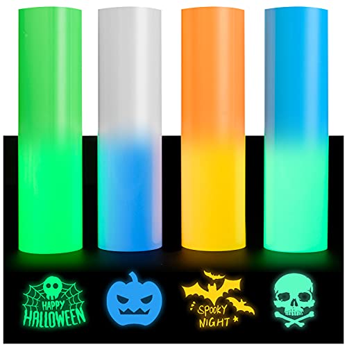 Glow in The Dark Vinyl Heat Transfer for Halloween, 12