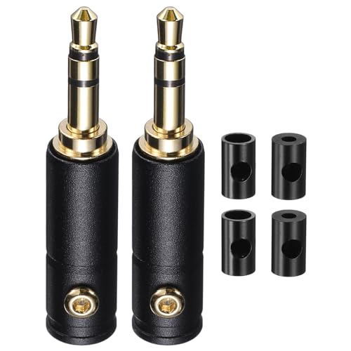 Conector de audio 3.5mm TRRS macho 2 piezas miniatura 1