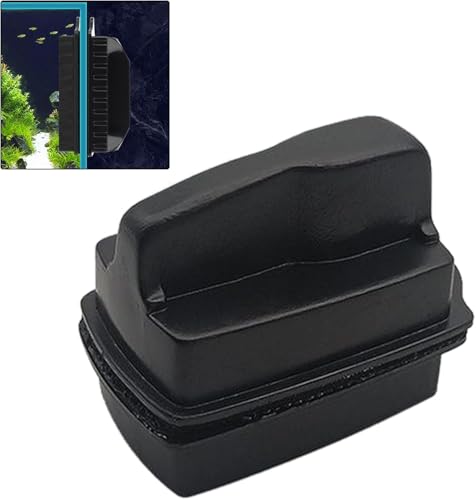 Taicols Aquarium Magnet Glass Cleaner Fish Tank Magnet Brush Fish Tanks Algae Magnetic Tool Brush Brush Algae Magnetic Brush
