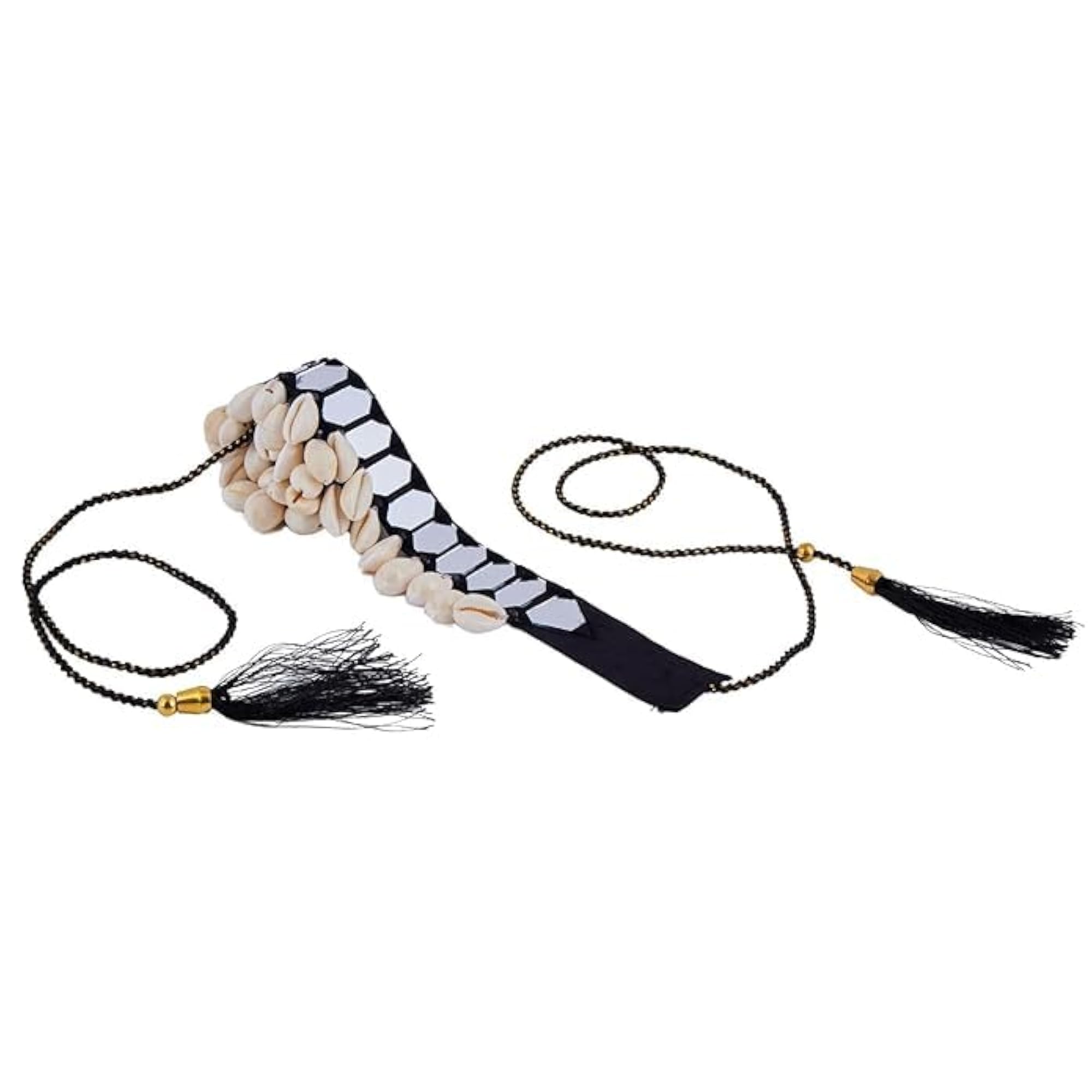 Handmade Cowrie Shell Embellished Kamarband for Women