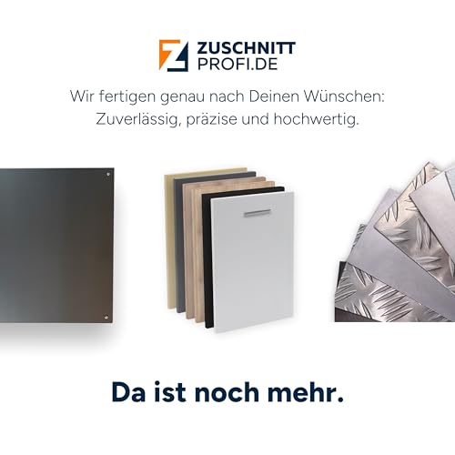 ZUSCHNITTPROFI.DE® Design Magnetwand aus Schwarzstahl (100 x 60 cm) - handgefertigte Magnettafel mit charakteristischem Farbeffekt – Pinnwand inkl. 4 Bohrungen & Befestigungsmaterial