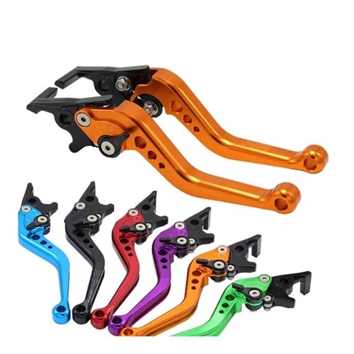 Levier d'embrayage pliant de moto et guidon de frein réglable en alu