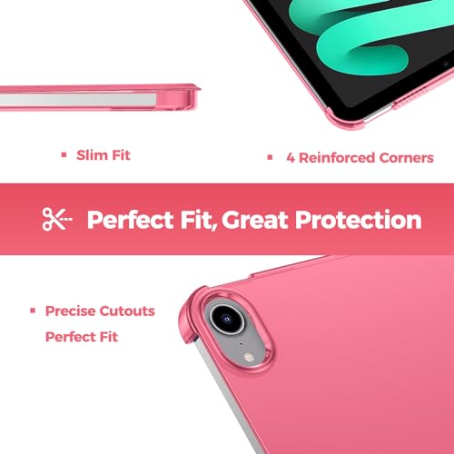 Image of ProCase Smart Case for iPad mini 7 A17 Pro 2024 /Mini 6 2021 8.3 inch -Melonpink | Slim iPad Mini 7th /6th Gen Case Hard Back Cover for iPad Mini 7th Gen A2995 /A2996 /A2993 /6th Gen A2567 A2568 A256