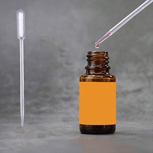 ULTECHNOVO Pipetas de Plástico 300Pcs Pipeta Descartável Seringa para Cosméticos de Laboratório de Ó