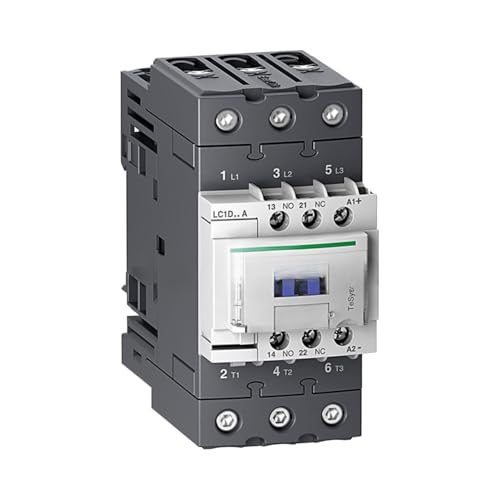 Contacteur tripolaire LC1D65A 65A performant avec bobine 220V DC durable