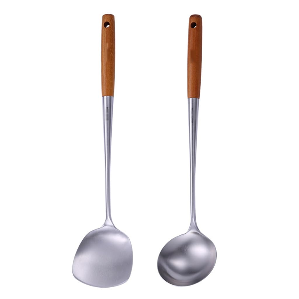 GTHTUHFD Soup Ladle Frying Spatula Cooking Kitchen Soup Ladle Frying Spoon Funnel Household Spatula Spoon Set,Kitchen Cooking Utensils