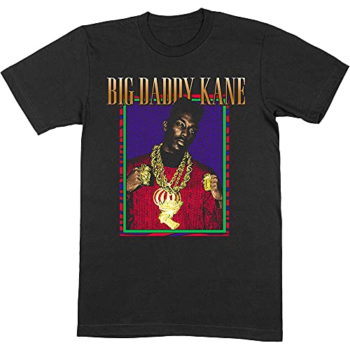 Image of Big Daddy Kane Half Steppin' Official Tee T-Shirt Mens Unisex (X-Large) Black