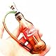 YEESAM® Glasbong Bong Bongs Glas Cup Rauchen Huka - Wasserpfeife/Bong/Shisha, Wassergefäß in Form einer Cola-Flasche, Höhe 12 cm, beliebtes Geschenk (Red)