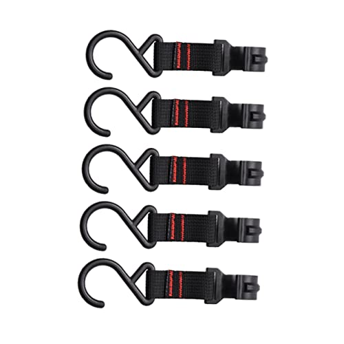 Hemoton 5Pcs Outdoor Camping Hooks Durable Hangers for Easy Installation of Lights Bags and Cookware for Camping Picnics Barbecues Fishing and Hiking Activities