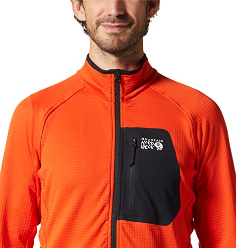 Image of Mountain Hardwear Men's Polartec Power Grid Half Zip Jacket | Stylish and Warm Jacket for All Outdoor Adventures