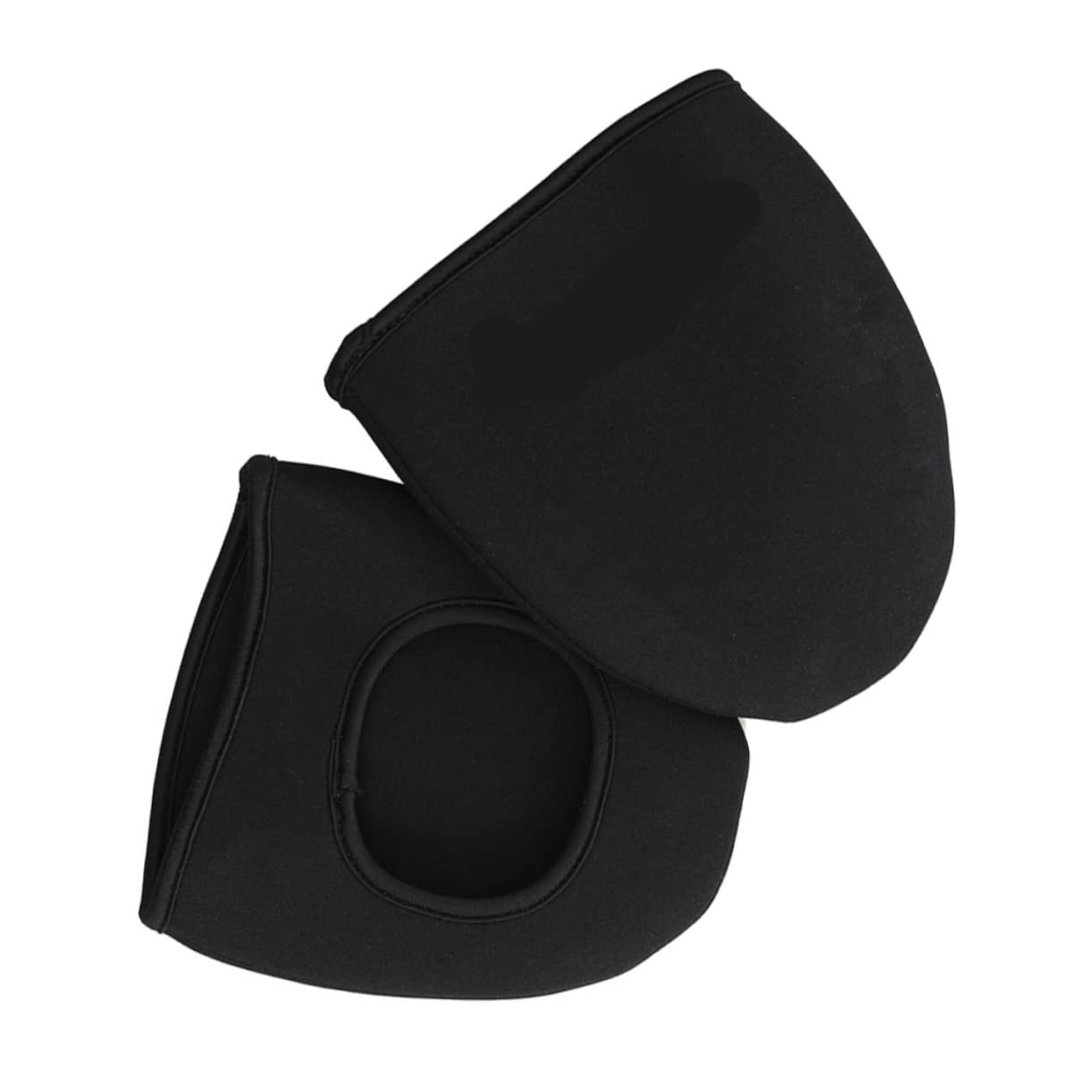 ibasenice 2Pairs Cycling Shoe Covers Neoprene Half Shoe Covers for Warmth Windproof Protection Outdoor Overshoes for Safe Biking Comfortable Fit for All Riders