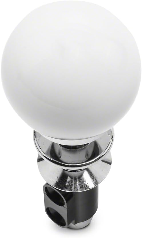 Automatic Shifter Handle; White (15-24 Mustang, Excluding GT350 & GT500)