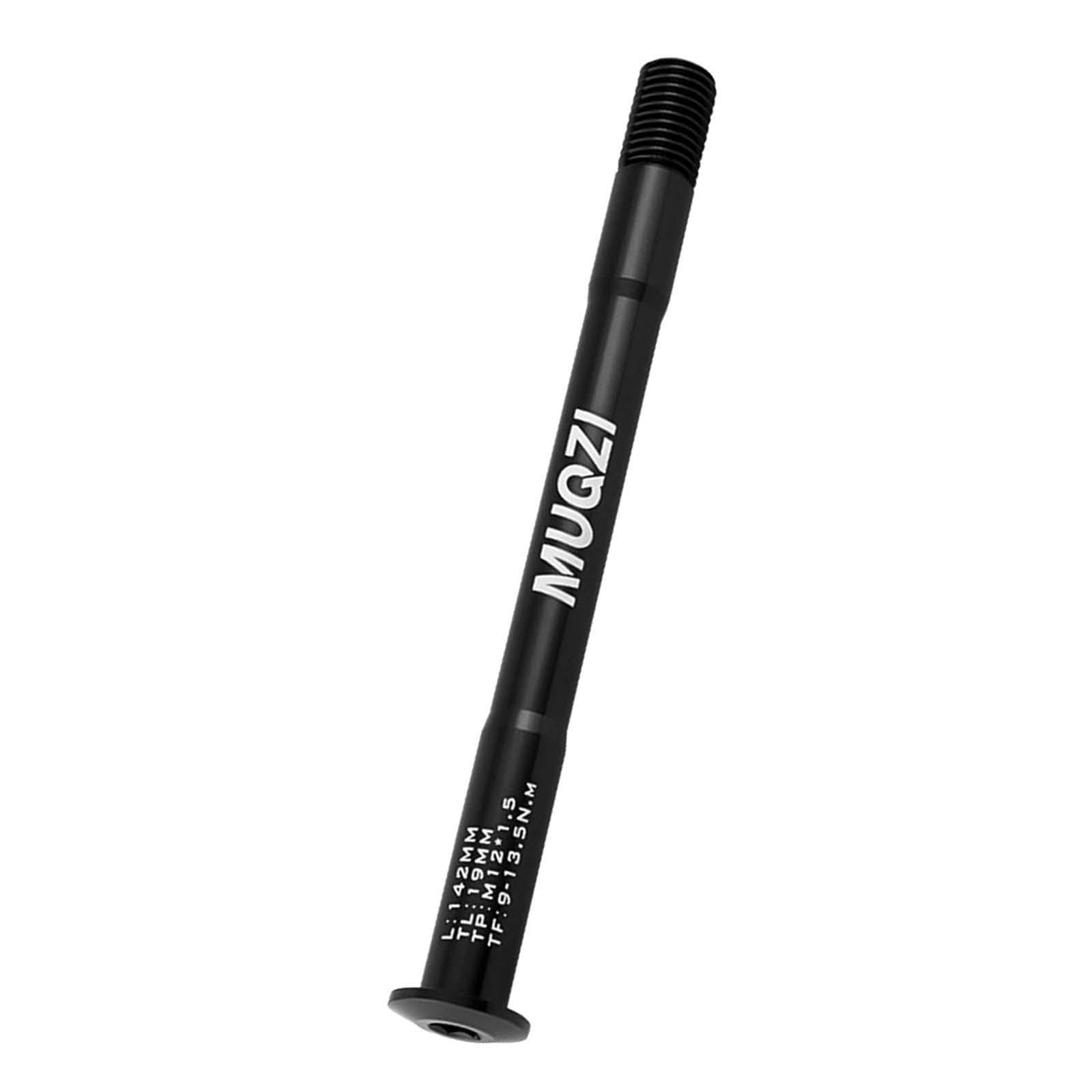 KTUXZCI Easy Installation Front Fork Hub Quick Release Thru Axle Lightweight Durable Accessories for Efficient Repairs Bike Adapter Thru Axle Hub Quick, Black, 142mm