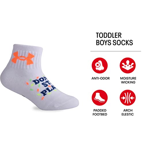 Image of Under Armour boys Multi Pack Quarter Sock