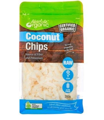 Nt# Absolute Organic Coconut Chips 200G -Absolute Organic Coconuts Chips Are A Great Addition To A Healthy And Balanced Diet For Being Pure, Unsweetened And A Good Source Of Fiber #TOP1