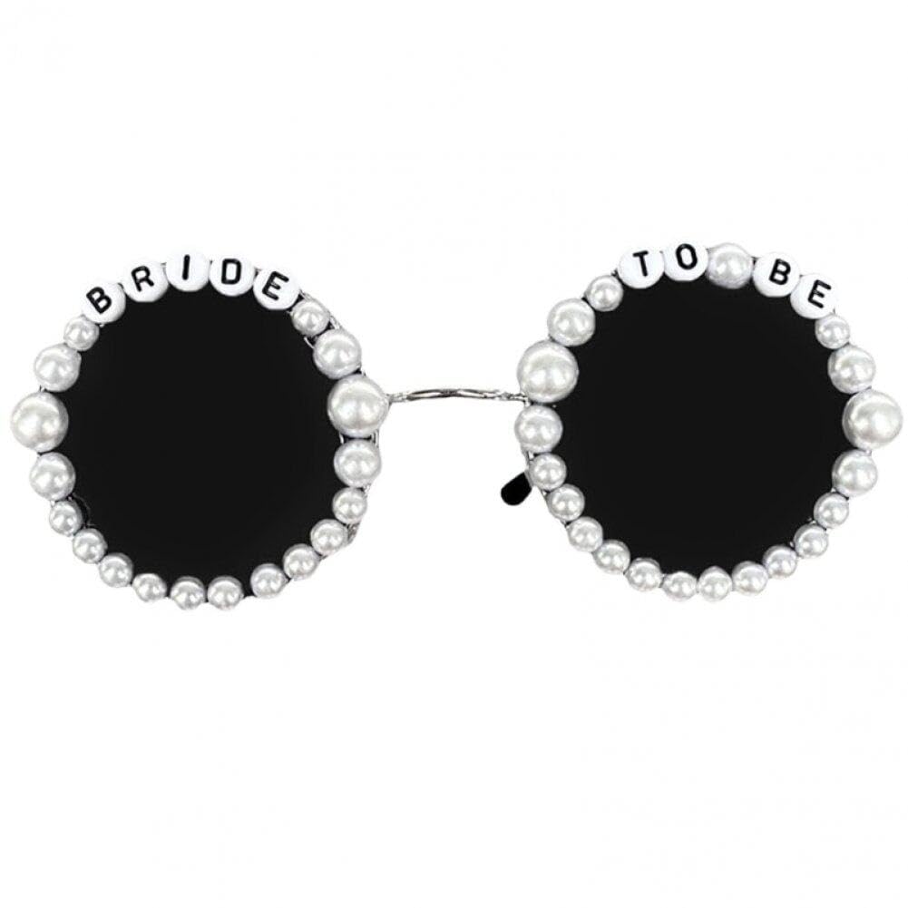 HiyyFloy Glasses Round Heart Shape Sunglasses Novelty Bride Sunglasses Fashion Girl Eyewear Bachelorette Hen Party Accessories