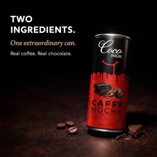 Image of CocoHigh Chocolate Milk 1.2L (6 x 200ml) | Combo of Swiss, Caffe Mocha & Dark Chocolate Milkshake Made with Real Cocoa | No Added Preservatives Ready to Drink
