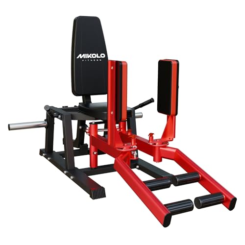 Mikolo Plate-Loaded Hip Abductor and Adductor Machine for Home Gym,