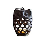 Mornenjoy Vintage Tea Light Candle Holder, Candle Holders Stands Cast Iron Hollowed-Out Candlestick...