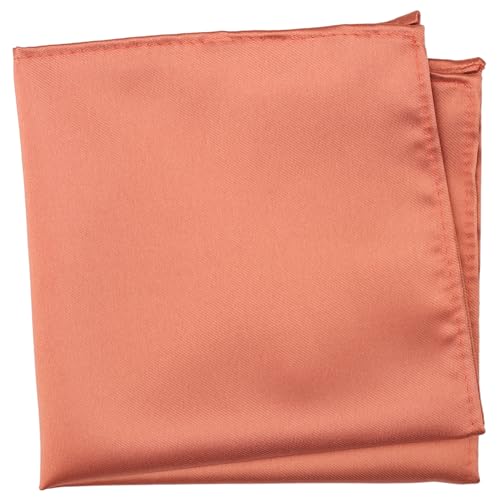 Image of Solid Pocket Square for Men's Suits and Blazers