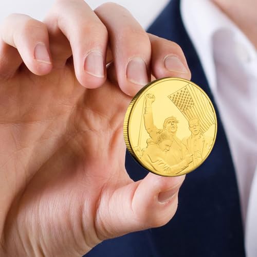 Moneda Coleccionable Donald Trump 2024 Cobre Puro miniatura 5