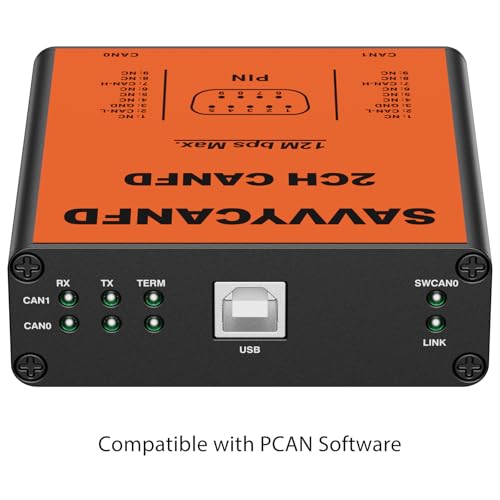 Image of USB to Dual Channel CAN FD Converter SavvyCAN-FD-X2 CAN Speed Up to 12M Max Isolated Against USB 2.5KV,CE,FCC