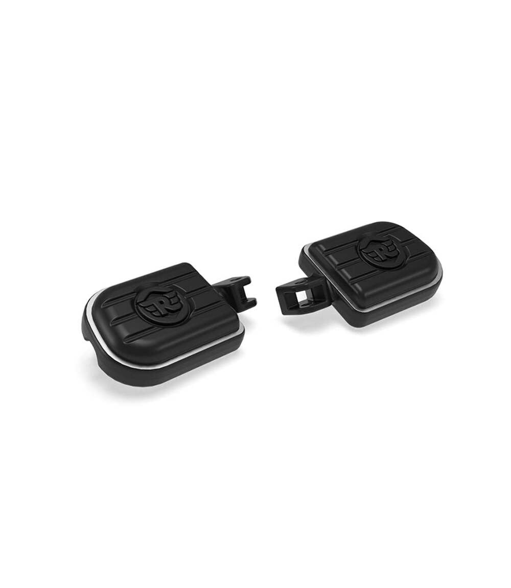 Royal Enfield KXA00247 Black Deluxe Rider Footpegs for Super Meteor 650