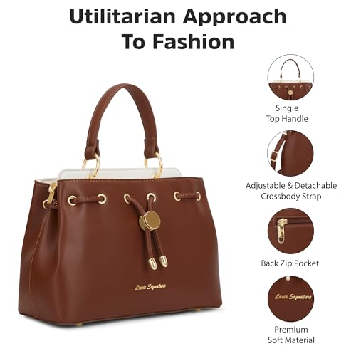 Image of Lavie Signature Women's Bahamas Satchel Bag | Satchel Handbag for Work | Ladies Purse | Stylish Shoulder Bag | Gift for Women