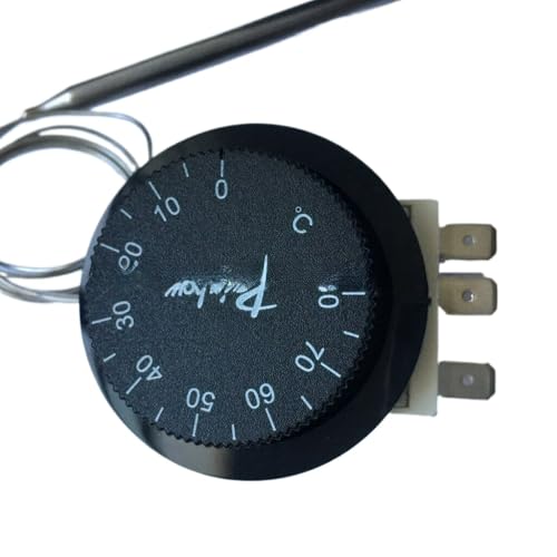 Flat Cap Knob Thermostat TS0-80SR Temperature Controller Adjustable Temperature (50-320 Degrees)