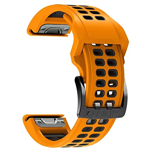 Bracelet silicone Garmin Fenix 7X 6X 5X ultra résistant et confortable