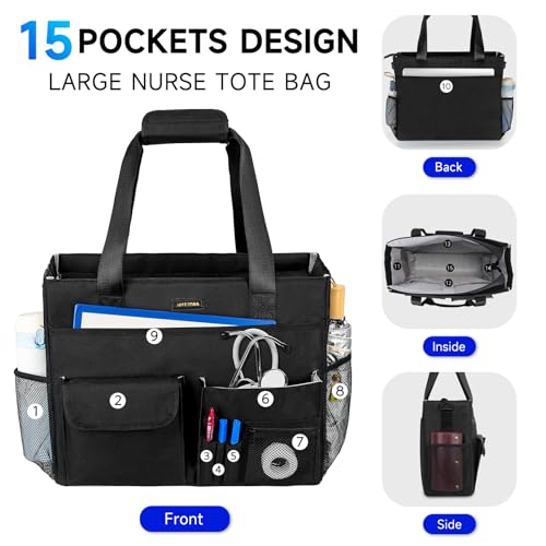 Nurse Tote Bag with Laptop Sleeve