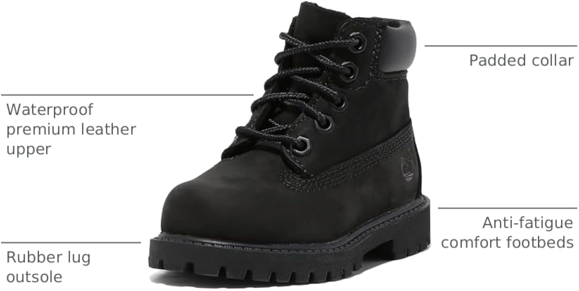 Amazon.com | Timberland Toddler Premium 6 Inch Lace Up Waterproof