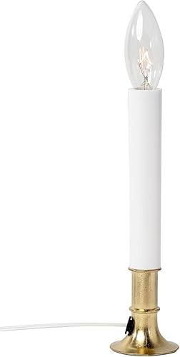 Miniatura 6 de Creative Hobbies® Bombillas de repuesto para lámparas eléctricas de velas, velas de ventana y candelabros - Candelabro de 7 W (E12), transparente,