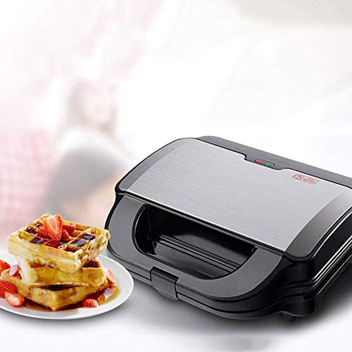 Waffeleisen sandwichmaker Haushaltswaffeleisen, 2 Scheibe Große Art Waffeleisen, Beidseitiger Temperiergeräte Baking… – Bild 3