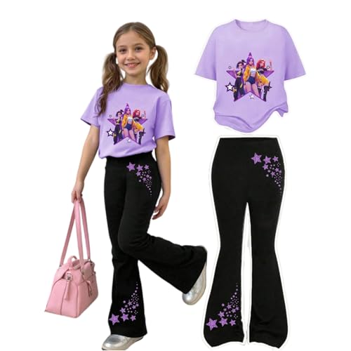 Kpop Ensemble Fille 2 Pièces pour garçons et Filles Mode...