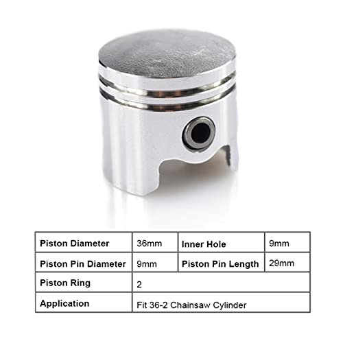 SEEDDFF 4-teiliges Kettensägen-Zylinder-Kolbenring-Kit, passend for 36-2 Ersatzteile for Benzin-Kettensägenmotor… – Bild 7