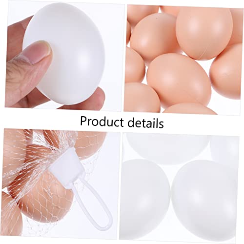 NOLITOY 60 Pçs 2 Simulação De Ressurreição Modelos De Ovos Adoráveis ​​Ovos De Páscoa Realistas Ovos