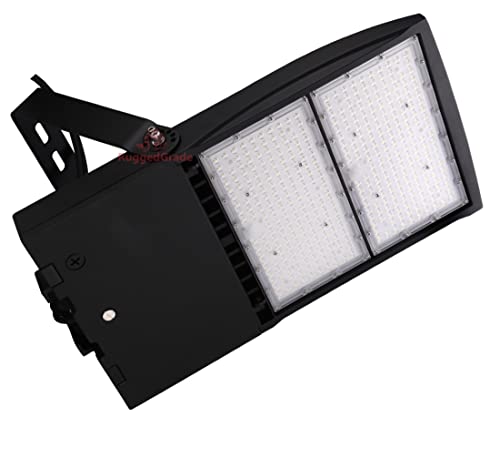 Limited Discount 300 Watt NextGenII LED Flood Light– 40,000 Lumen – Super Efficiency 130 Lumen to Watt - 5000K Bright White - Replaces 1000W HID or Metal Halide - No Photocell - UL & DLC Premium - 10KV Surge