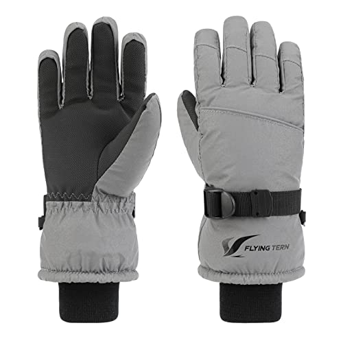 SRTUMEY Clearance UK Winter Sneeuwhandschoenen Kinderen Sneeuw Ski Wanten Waterdichte Winddicht Warme Handschoenen Kinderen Thermische Fleece Gevoerde Handschoenen Voor 11-16 Jaar Oude Jongens Meisjes