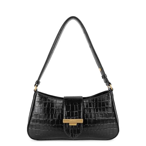 LANCASTER Sac besace Exo Ily en cuir de maroquinerie noble