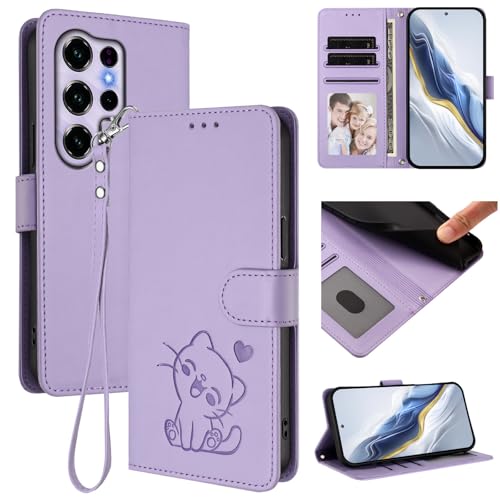 �X�}�z�P�[�X �Ή��@�� for Oukitel C2 2025 �������[�h�y�t���b�v�X�^���h�J�[�h�z���_�[�E�H���b�g�}�O�l�b�g�N���X�v�t�H���P�[�X�zPurple