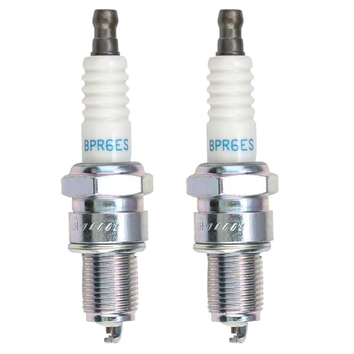 2 Pack BPR6ES 7822 Spark Plugs OEM Standard Replacement, Ignition Plug for GX120 Engines Smooth Operation Fuel Efficiency Compatible with Go Karts Motorcycles ATVs Generators Small Petrol Engines