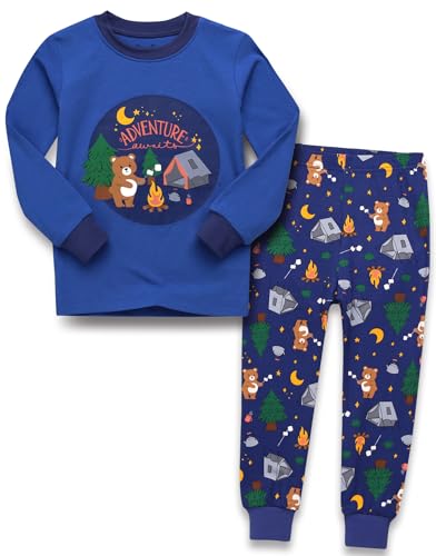 Image of VAENAIT BABY 12Months-12Years Toddler Kids Junior Boys Car Train Fireman Snug fit Sleepwear Pjs Set