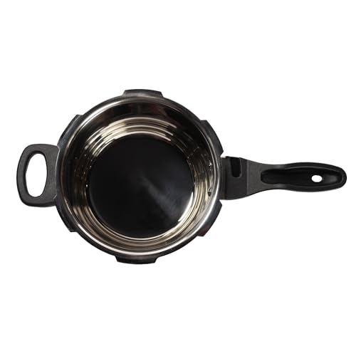 Image of Nolta HS DELIGHT (3 Ltr) Pressure Cooker, ISI Certified Induction Cookware, 5yr Warranty, Stainless Steel with Faster Cooking & Saves 60% Energy & Time