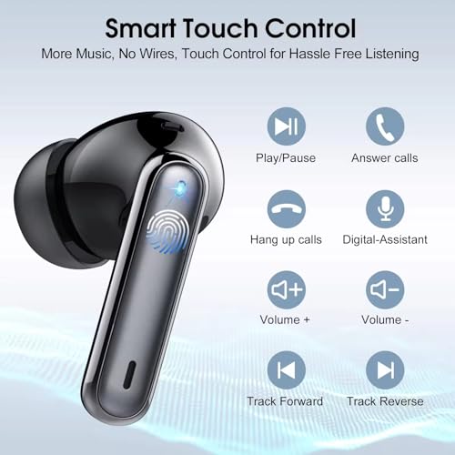 Image of YOYO pods Gaming Earbuds with Compact Design. 30 Hours Playtime, Bluetooth 5.3 + ENC, 13mm HD BASS Drivers, IPX5 Sweat-Proof,Built-in Mic for Android & iOS