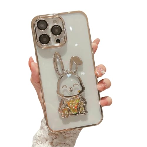 Coque iPhone 13 Pro Max ours liusha paillettes protection anti-choc chic